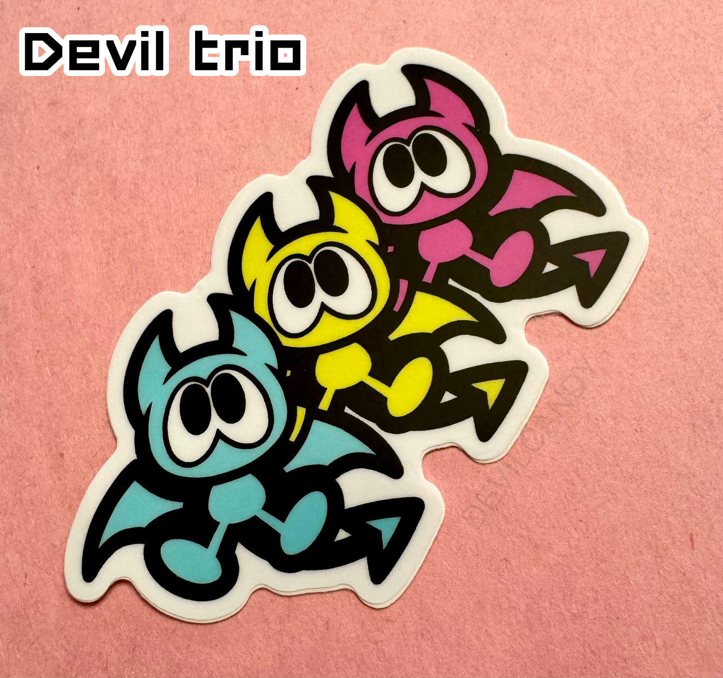 Various Devil Stickers (4 Design Options!)