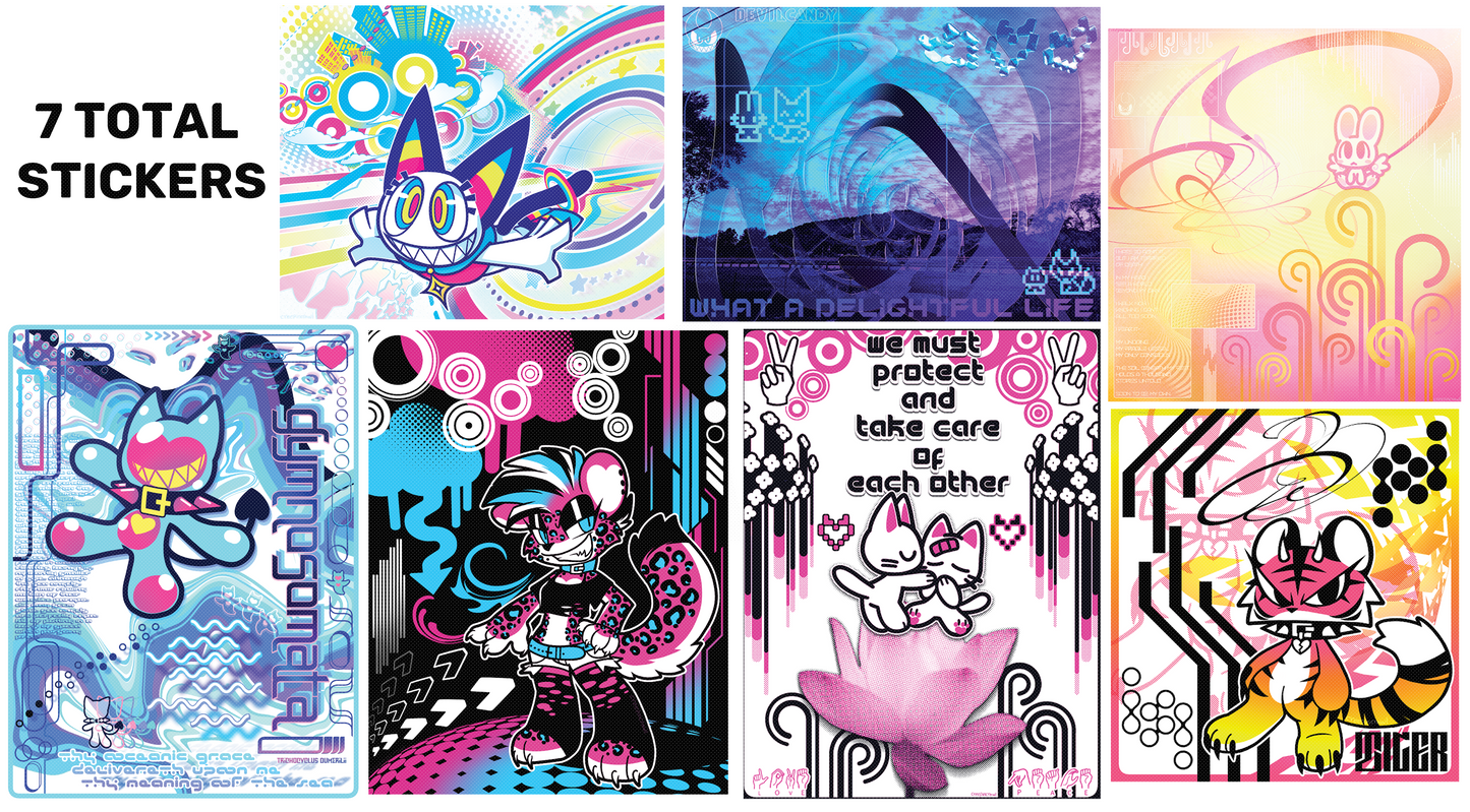 Sticker Pack - Various Illustrations