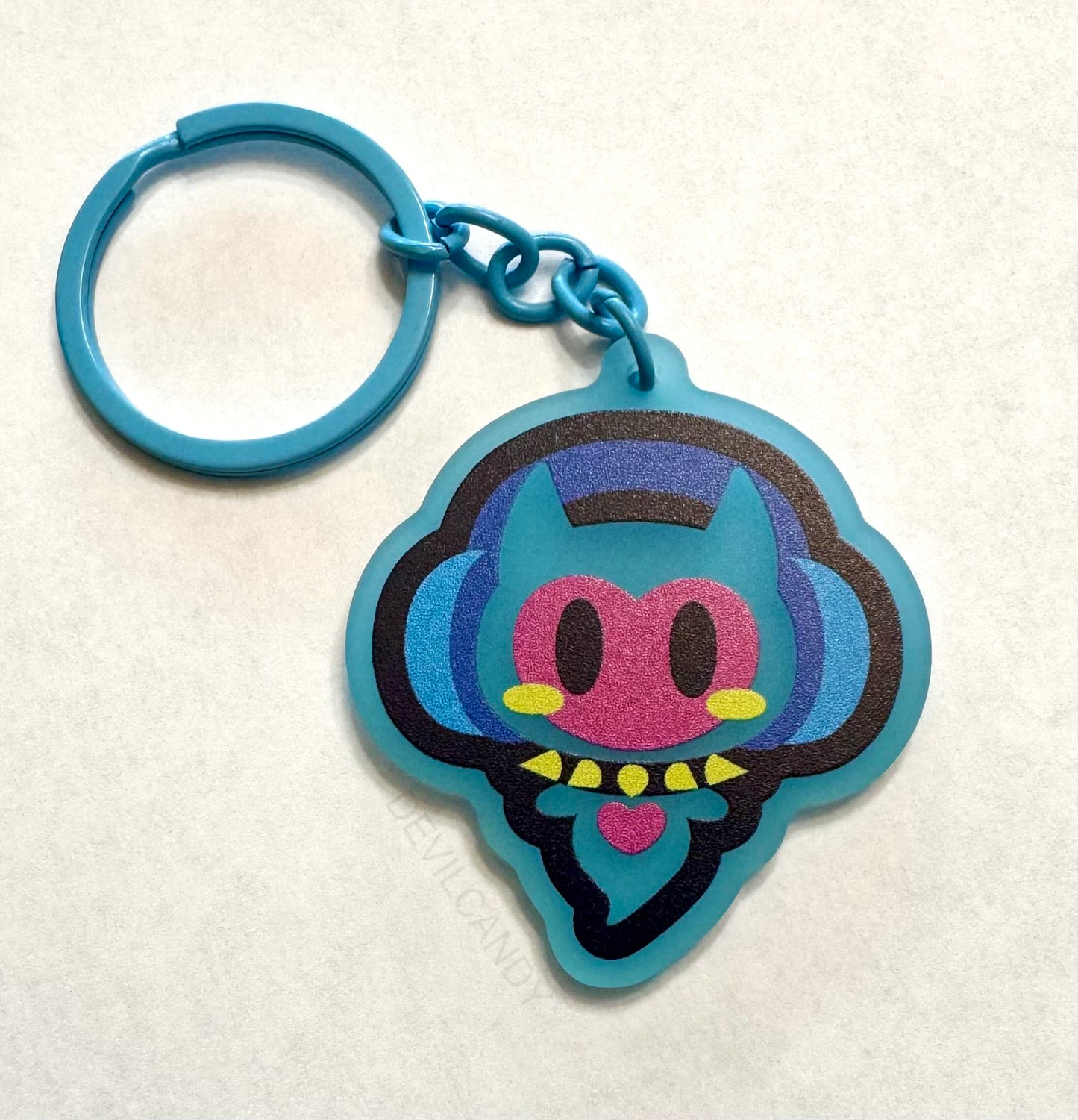 Sea Devil Acrylic Frosted Keychain