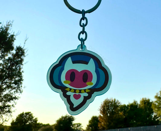 Sea Devil Acrylic Frosted Keychain