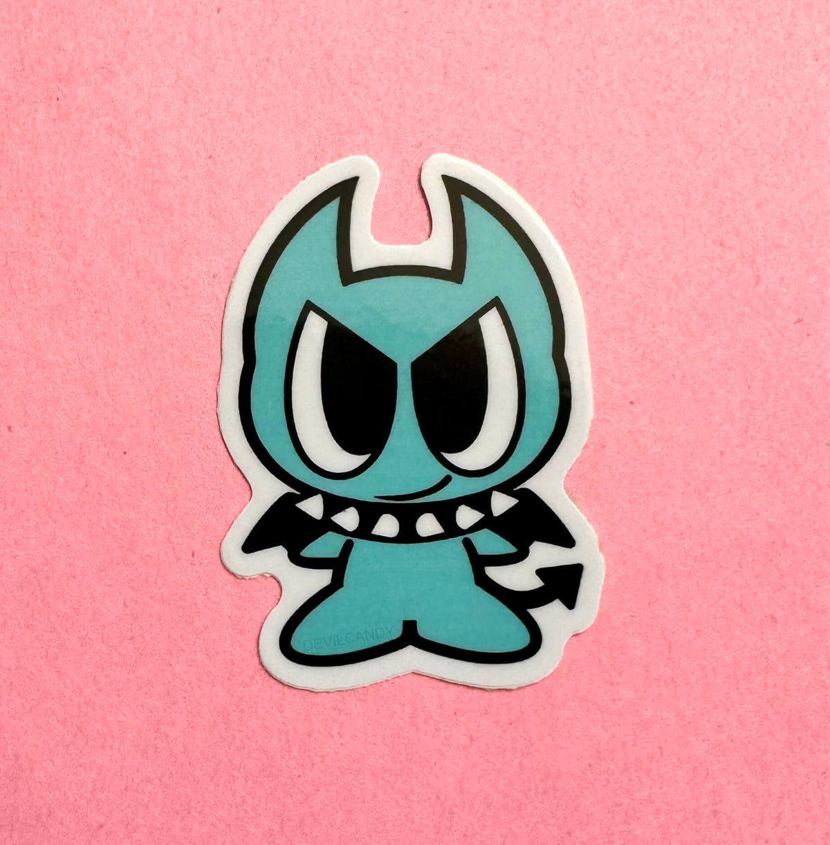 Cyan Devil Sticker – DEVILCANDY