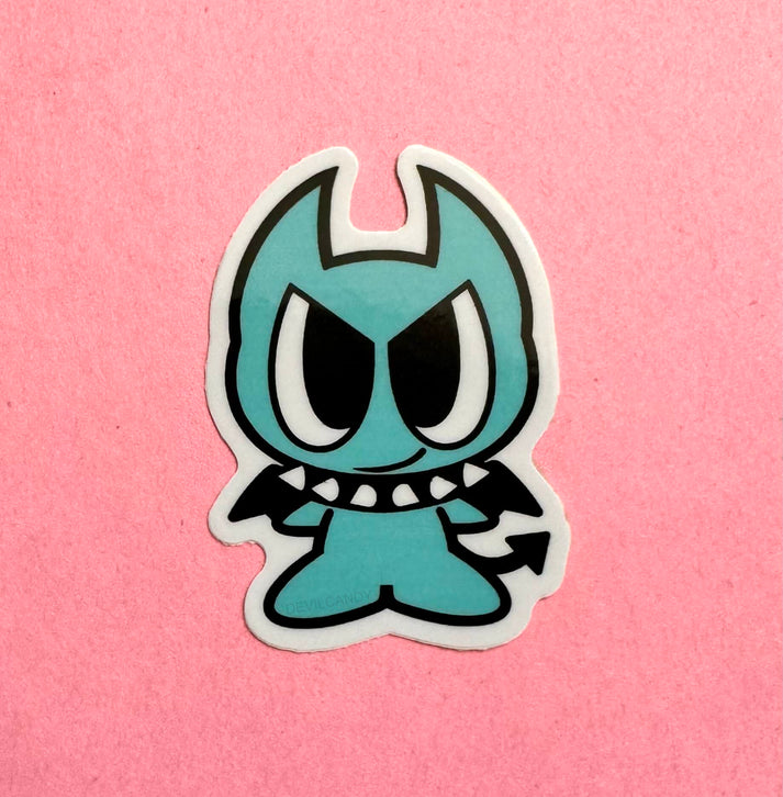 Lil' Devil Cyan Sticker – DEVILCANDY