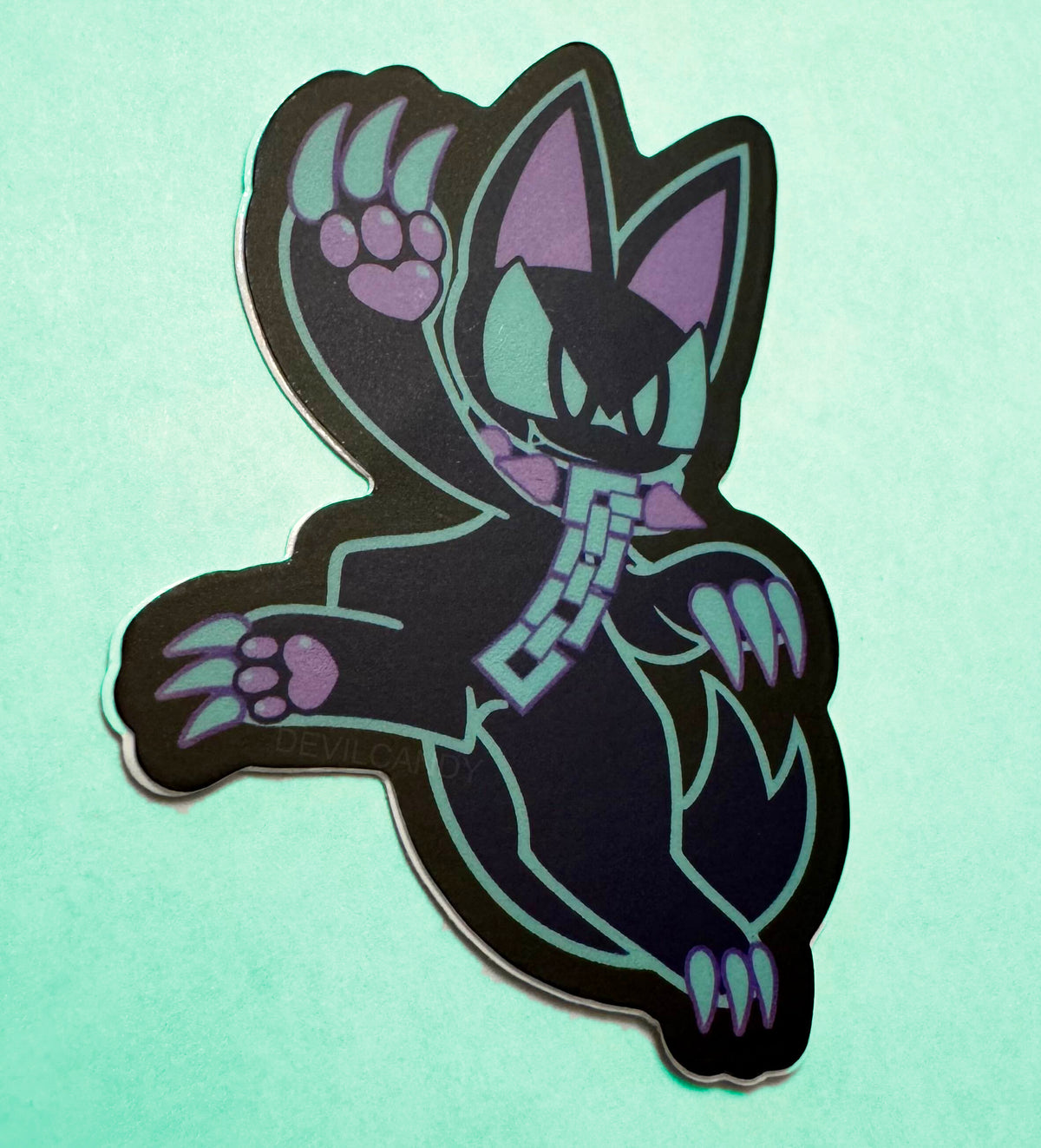 Scaracat Sticker Scr4tch Cat Sticker – DEVILCANDY