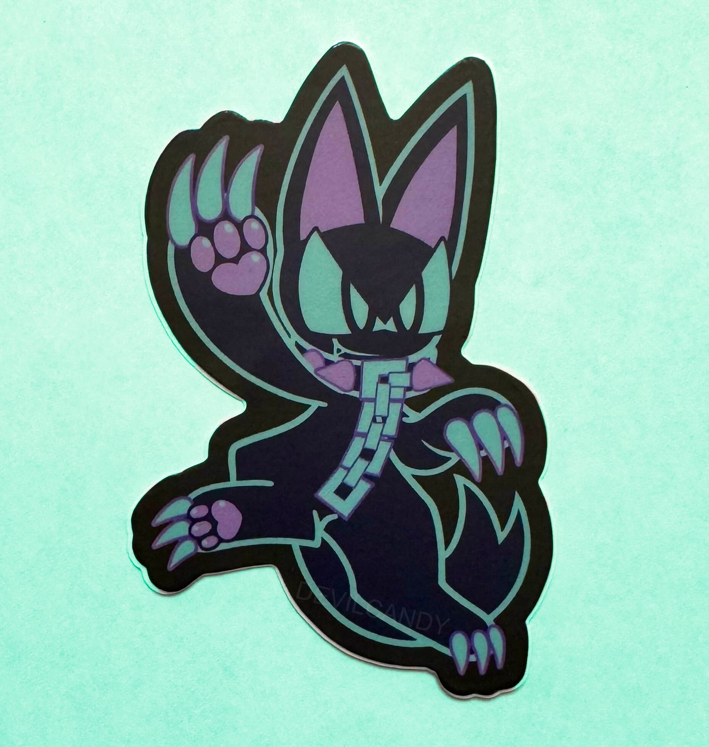 Scratch Cat Sticker