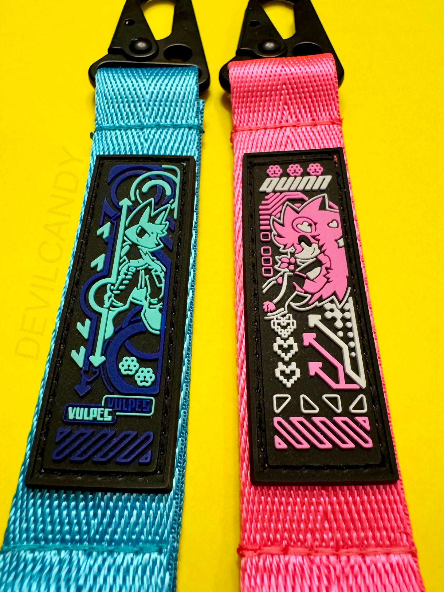 Quinn and Damian PVC Wrist Lanyards (2 Options)