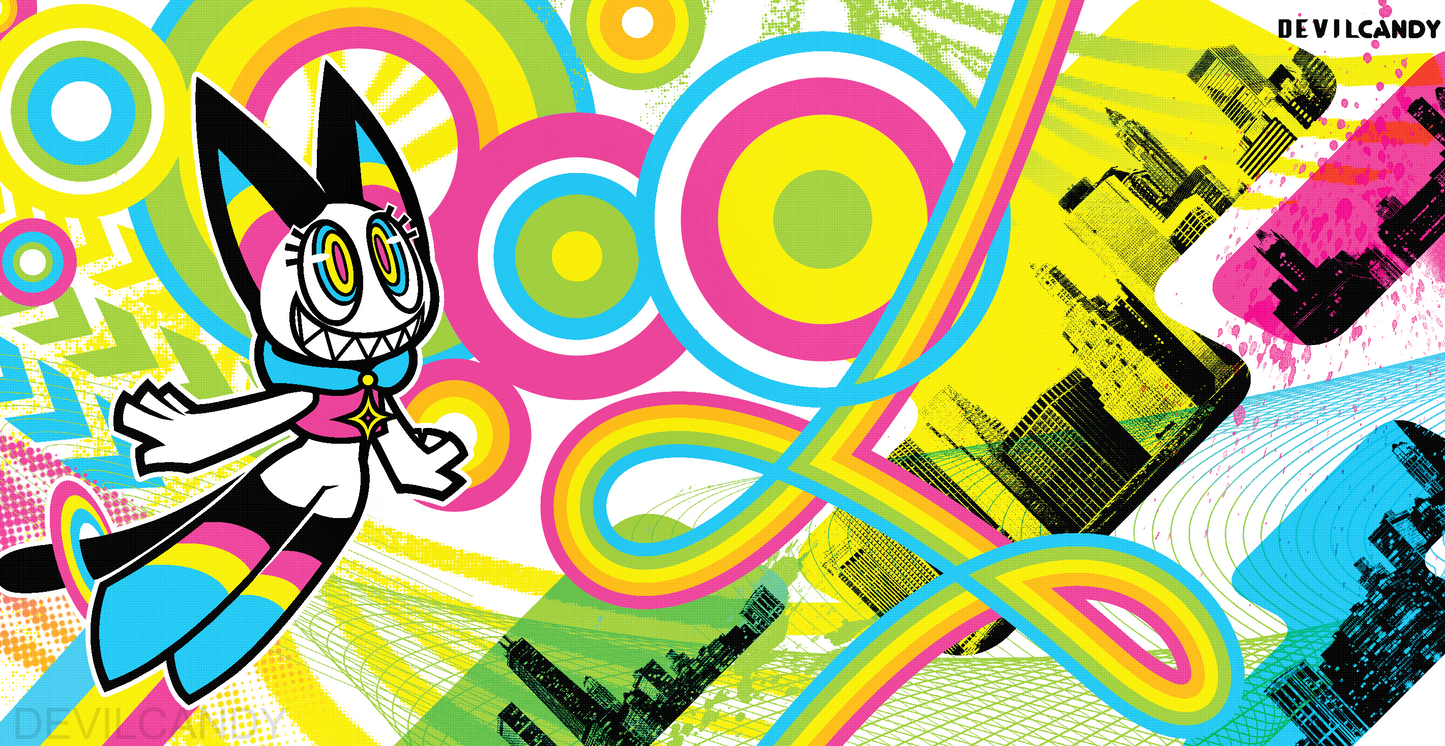 "Zipper Metro" Art Print