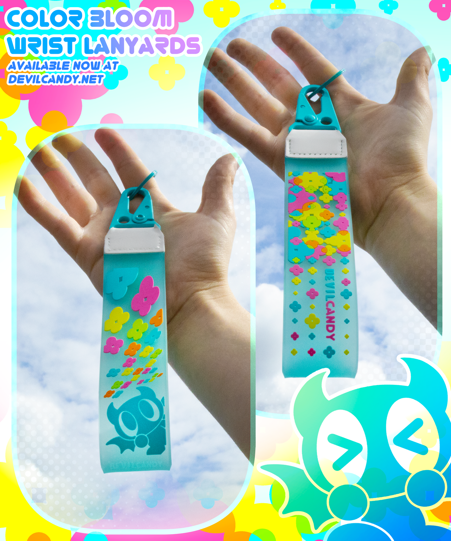 Color Bloom Wrist Lanyards