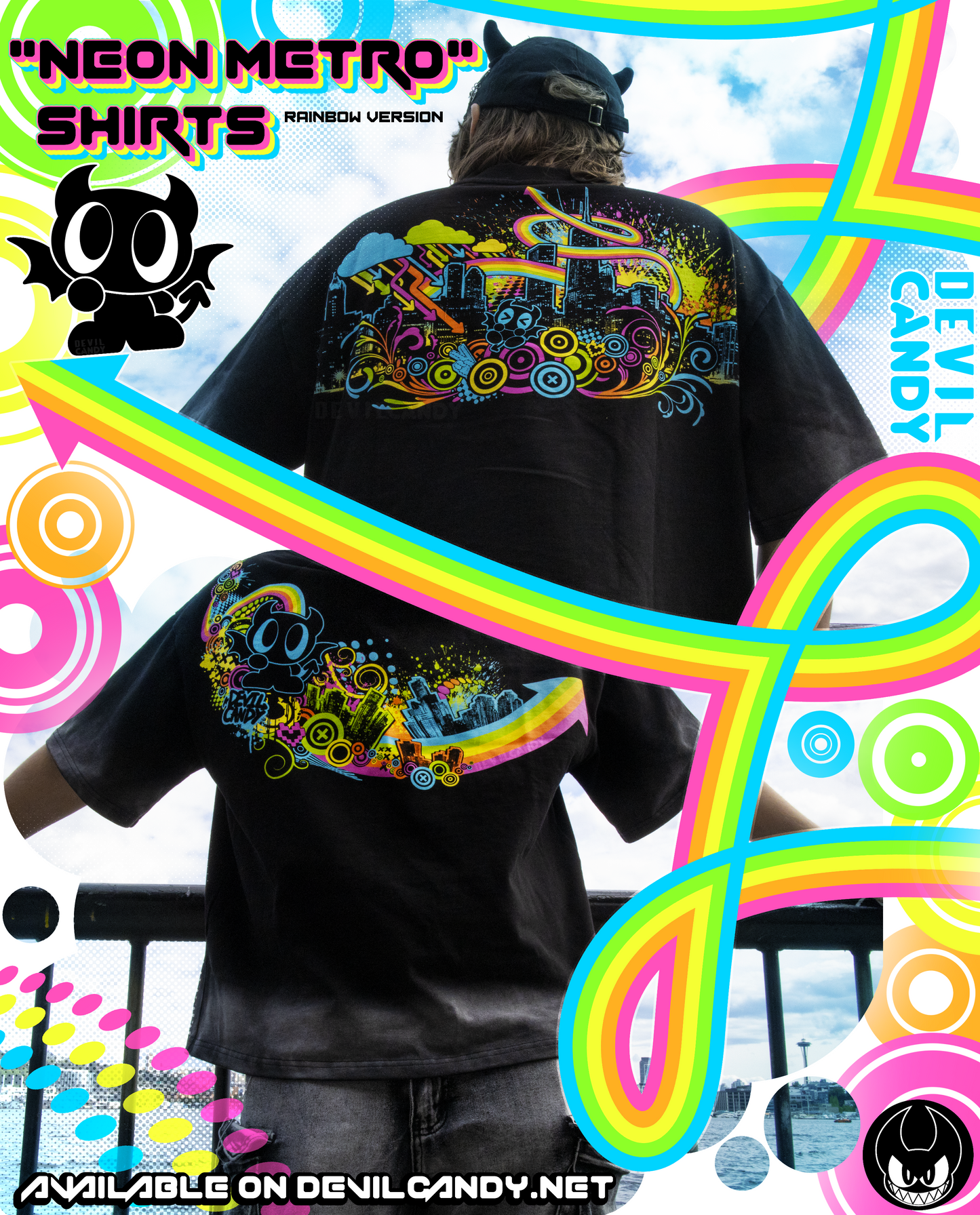 "Neon Metro" Lux Oversize Shirts (2 Options) - PRE-ORDER