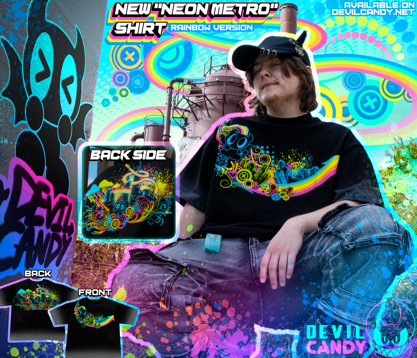 "Neon Metro" Lux Oversize Shirts (2 Options) - PRE-ORDER