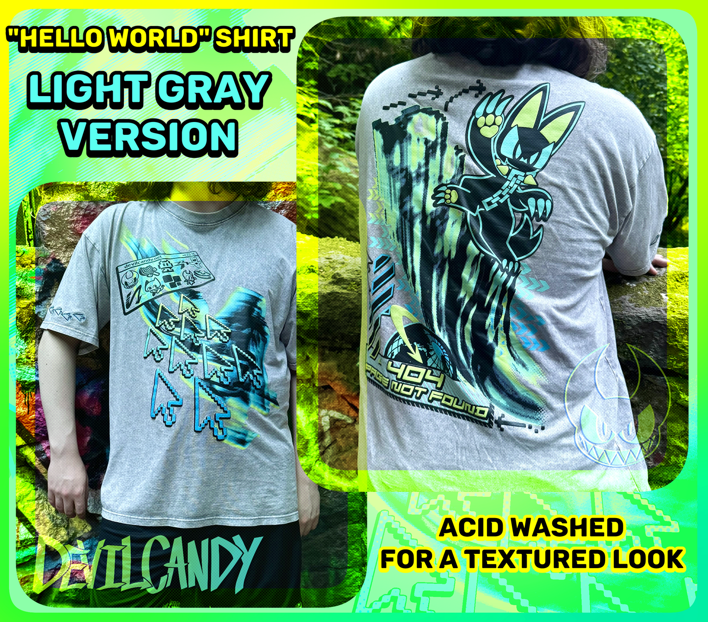 "Hello World" Lux Oversize Shirt (2 Options)